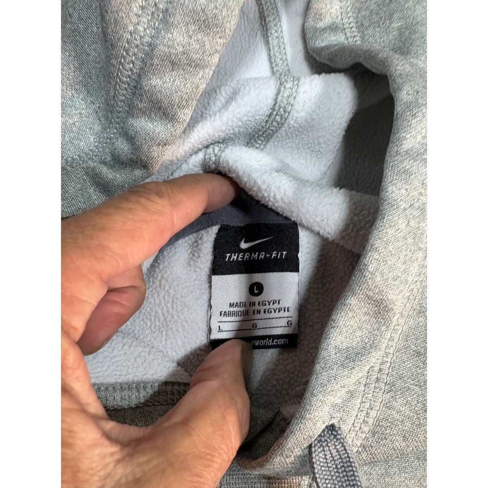 Nike Therma-FIT Dallas Cowboys Hoodie Mens Large Gray NFL Sweatshirt Pullover - Picture 5 of 8